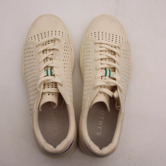 Rothy’s RS02 Courtside White Sneakers Women’s 11 Men’s 9.5 Walking Casual - Picture 7 of 10